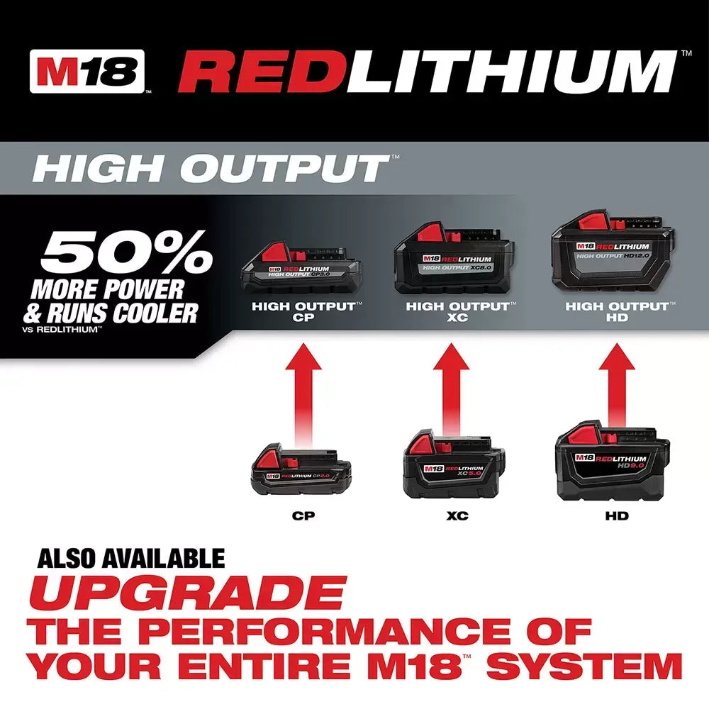 Milwaukee 48-59-1852B M18 18V XC5.0 Battery Starter Kit - 2 PK