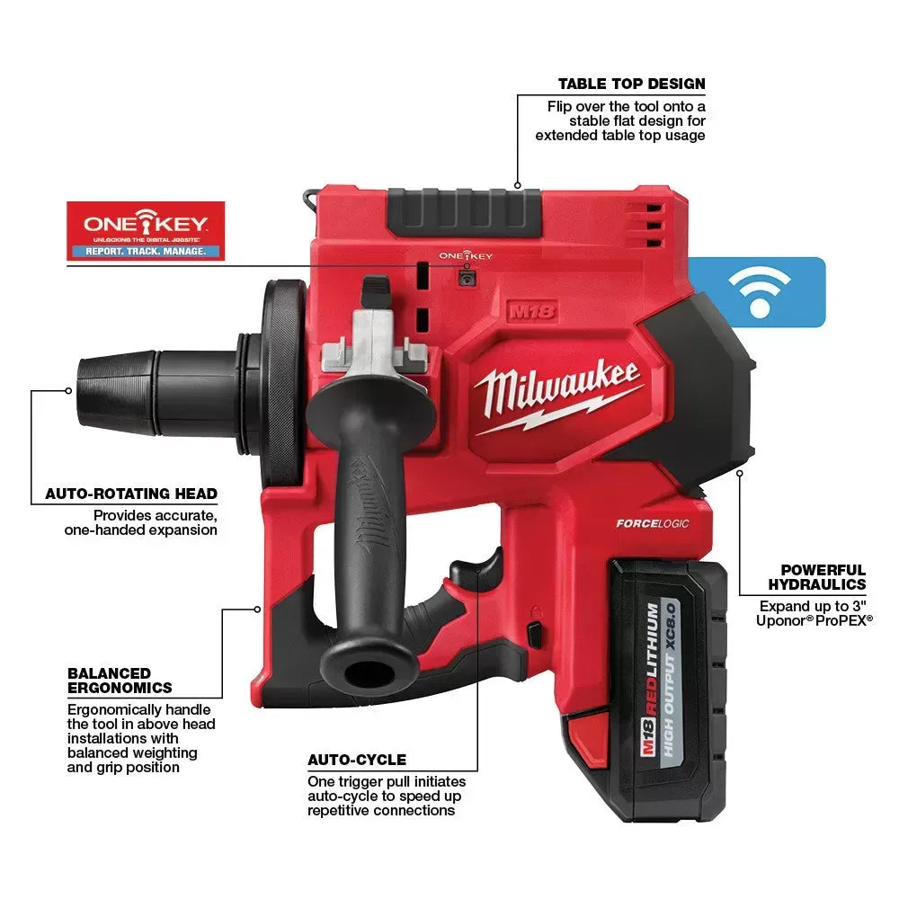 Milwaukee 2633-22HD M18 18V FORCE LOGIC ProPEX Expansion Tool Kit