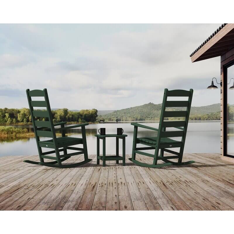 Shaker 3-Piece Porch Rocking Chair Set