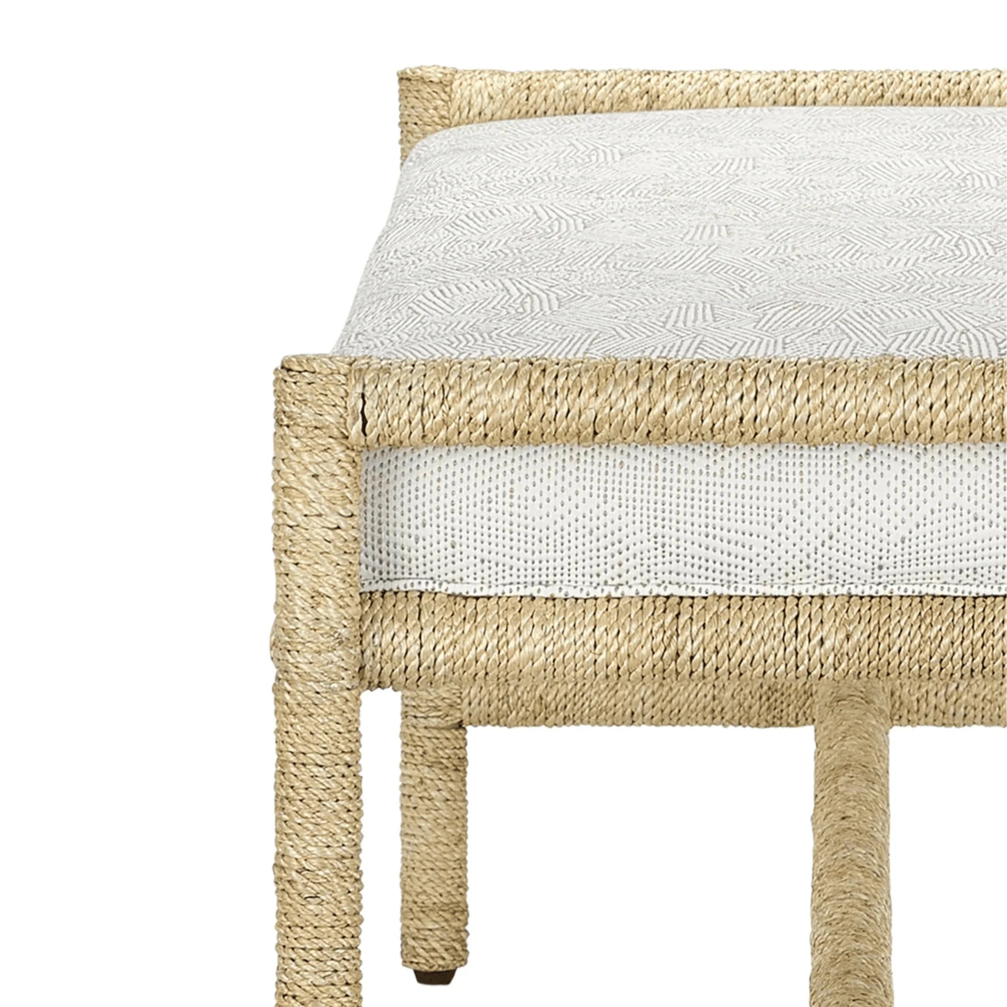 Portofino Natural Rope Bench
