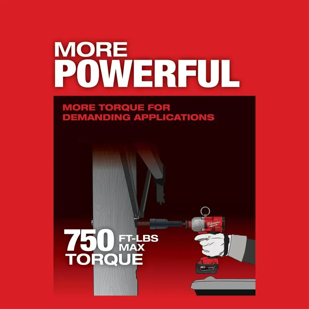 Milwaukee Pre-Sale 2865-22 M18 FUEL 18 Volt 7/16 Inch Hex Utility Impact Wrench Kit