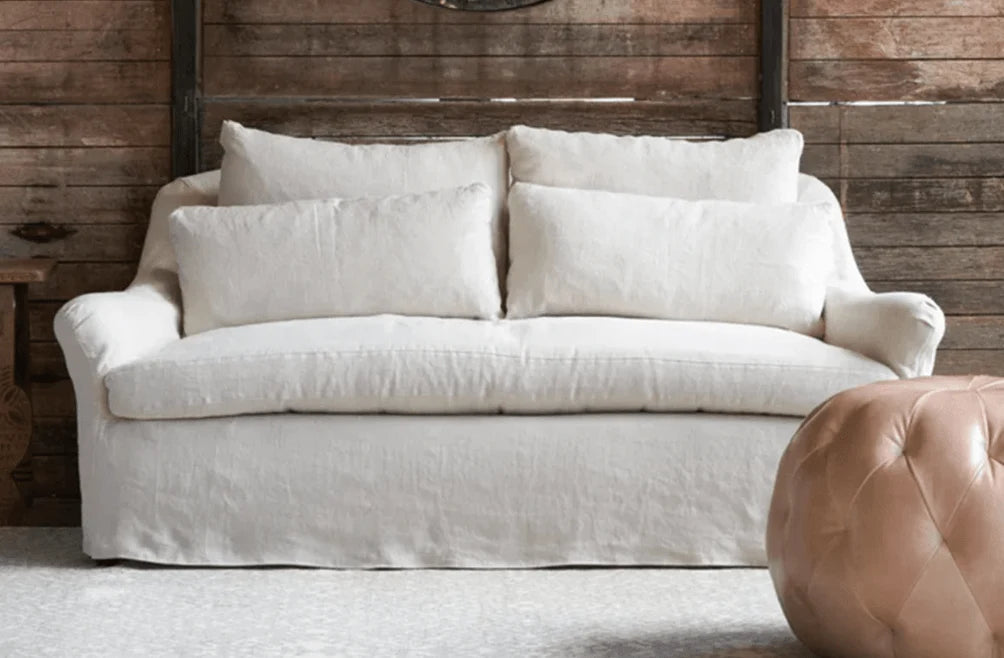 Bermuda Slipcovered Fabric Sofa