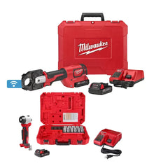 Milwaukee 2679-22 M18 18V FORCE LOGIC 600 MCM Crimper Kit w/ Cable Stripper Dies