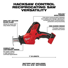 Milwaukee Pre-Sale Pre-Sale 2607-22B M18 18V Hammer Drill/Driver Kit w/ HACKZALL