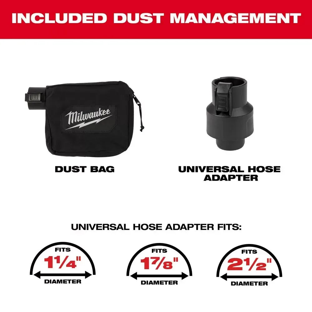 Milwaukee 2832-20 M18 FUEL 18V 3" x 18" Cordless Li-Ion Belt Sander - Bare Tool