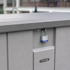 Lifetime 568L Modern Outdoor Storage Deck Box - Weather Resistant Patio Storage Box Model 60384U