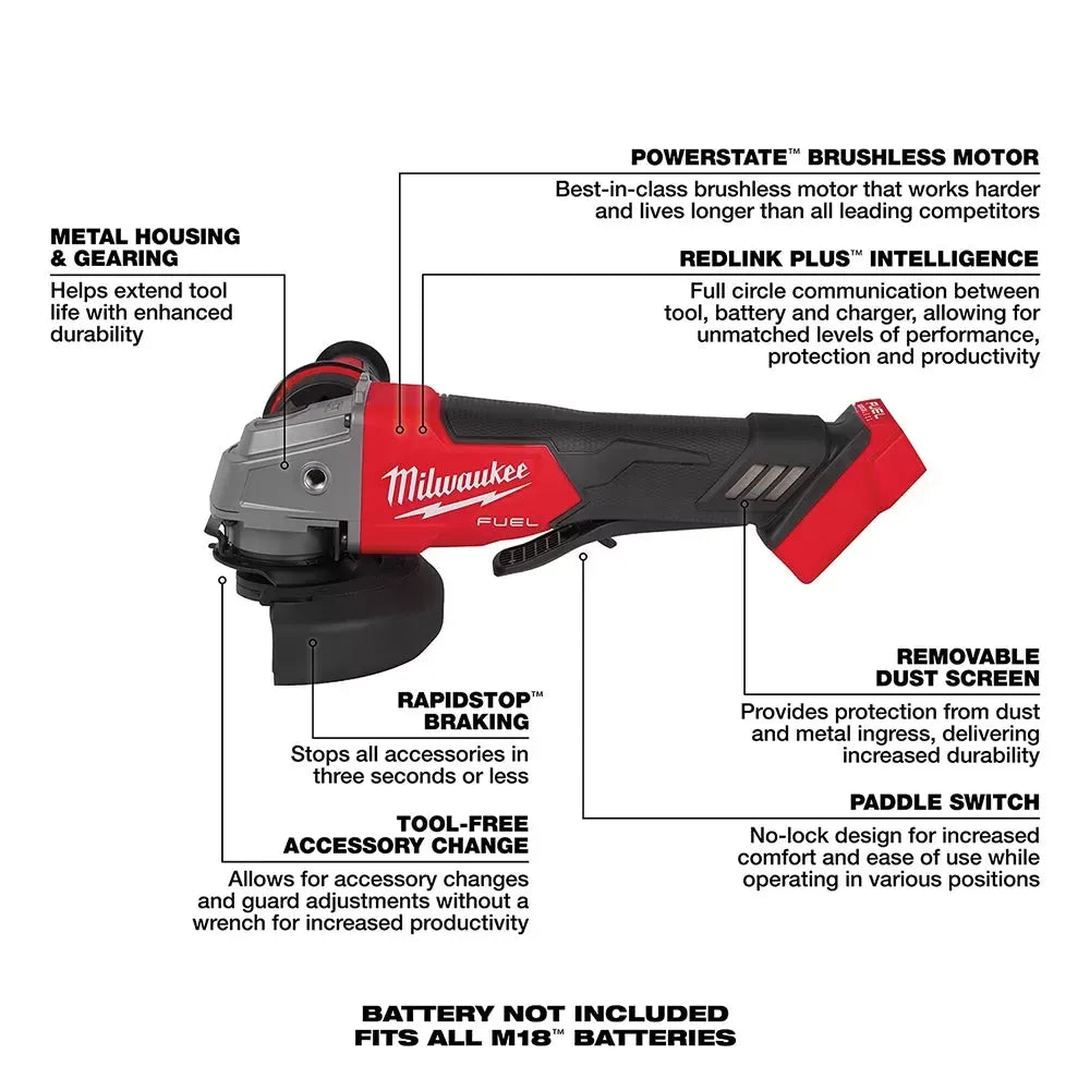 🔥Milwaukee 3697-27 M18 FUEL 18V 7 Tool Cordless Lithium-Ion Combo Kit