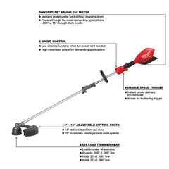 Milwaukee 2823 M18 18V Cordless Mower w/ Blower / String Trimmer Combo
