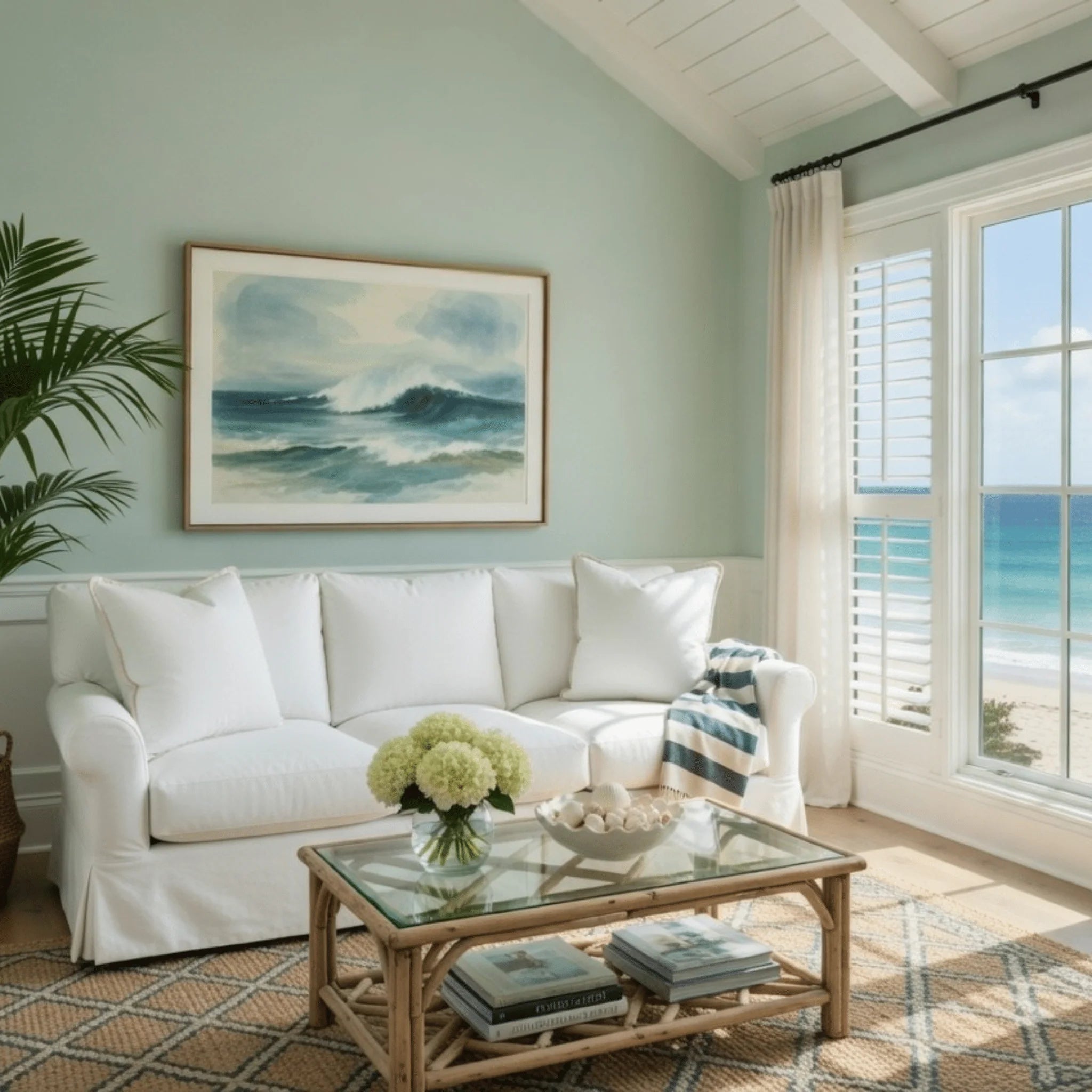 Montauk Slipcovered Rolled Arm Sofa