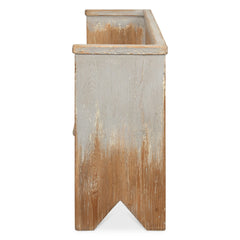 Grey Wash Reclaimed Pine Bench