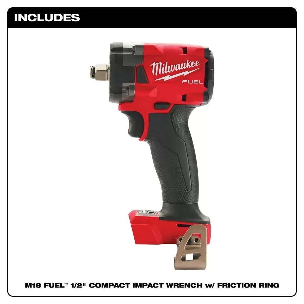 Milwaukee Pre-Sale 2855-20 M18 FUEL 18V 1/2" Impact Wrench w/Friction Ring -Bare Tool