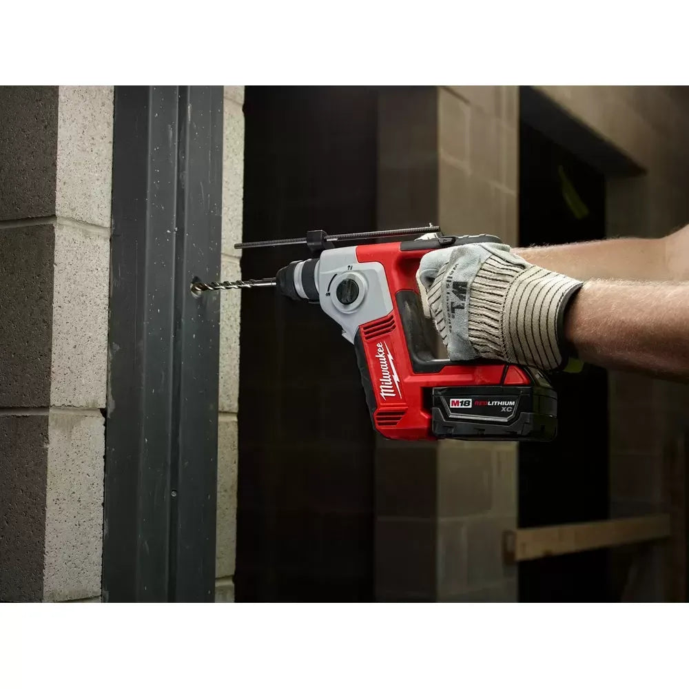 Milwaukee 2612-20 M18 18V 5/8" SDS Plus Rotary Hammer w/ Depth Rod - Bare Tool