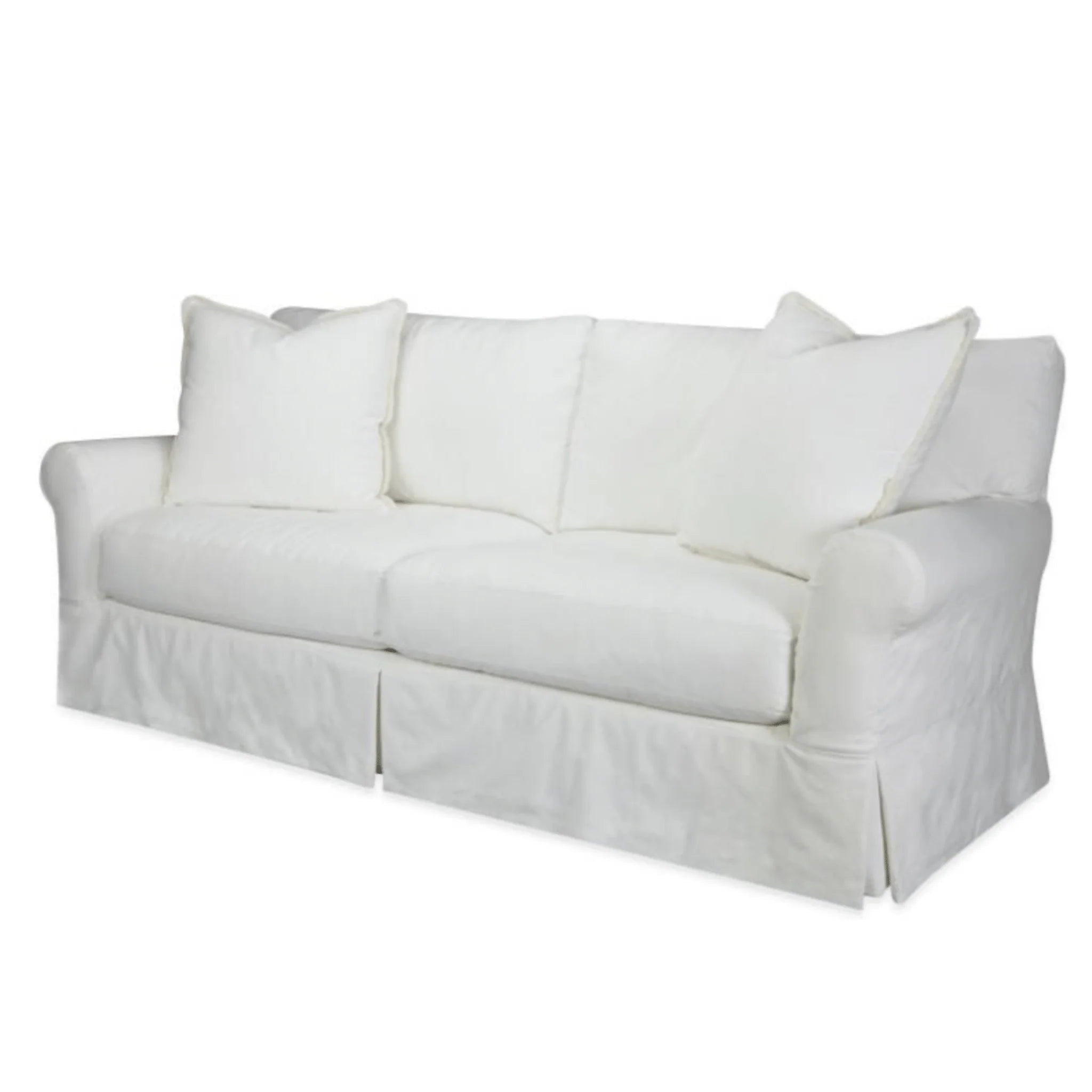 Montauk Slipcovered Rolled Arm Sofa