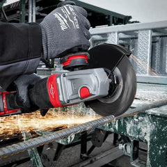 Milwaukee Pre-Sale 2980-22 M18 FUEL 18V 6 Inch Paddle Switch Grinder Kit w/ 2 Battery