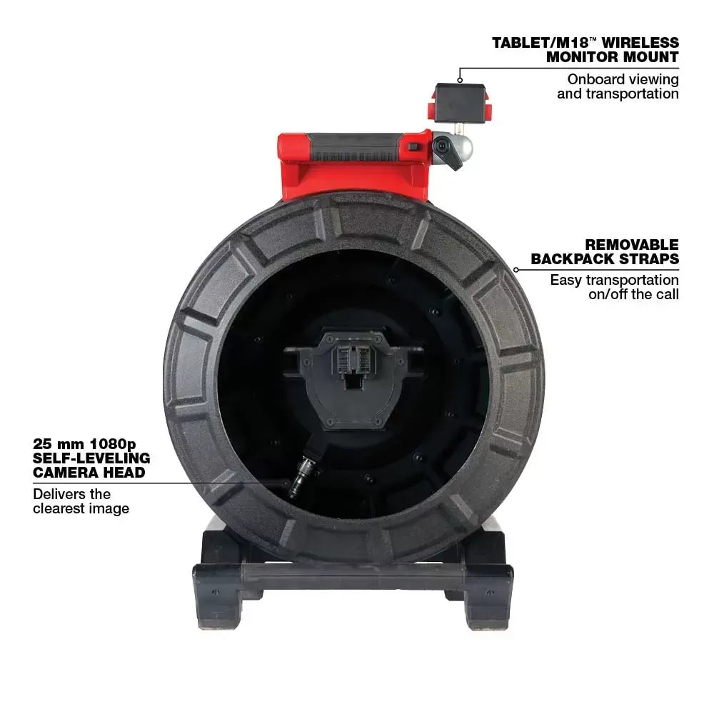 Milwaukee 2973-22 M18 120’ Pipeline Sewer Camera Inspection System Kit