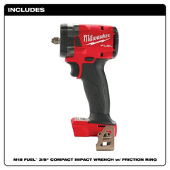 Milwaukee Pre-Sale 2854-20 M18 FUEL 18V 3/8" Impact Wrench w/Friction Ring -Bare Tool