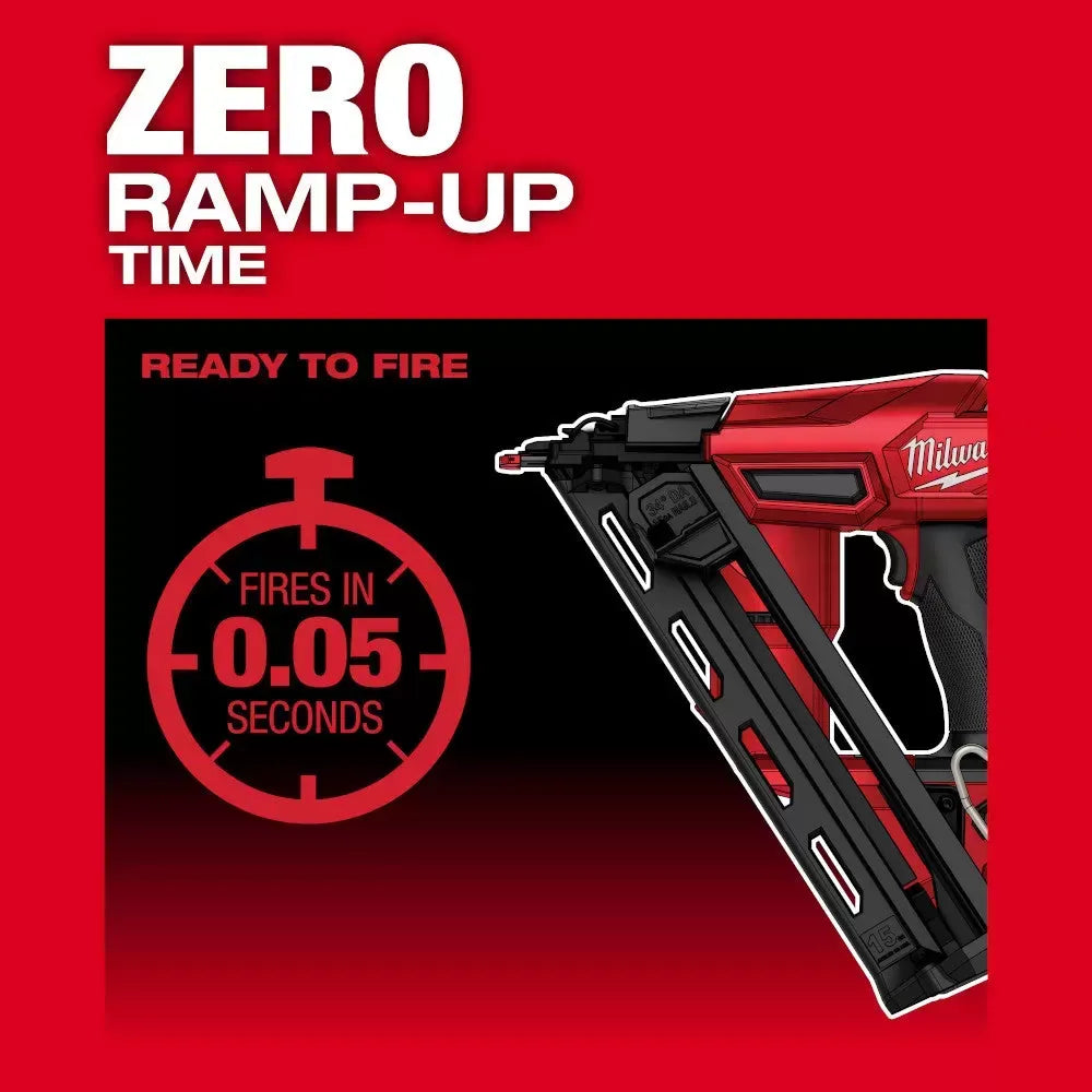 Milwaukee 2839-21CT M18 FUEL 18V 15 Guage Cordless Finish Nailer Kit