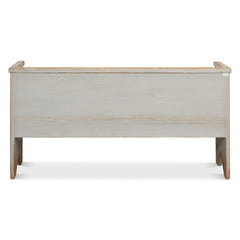 Grey Wash Reclaimed Pine Bench