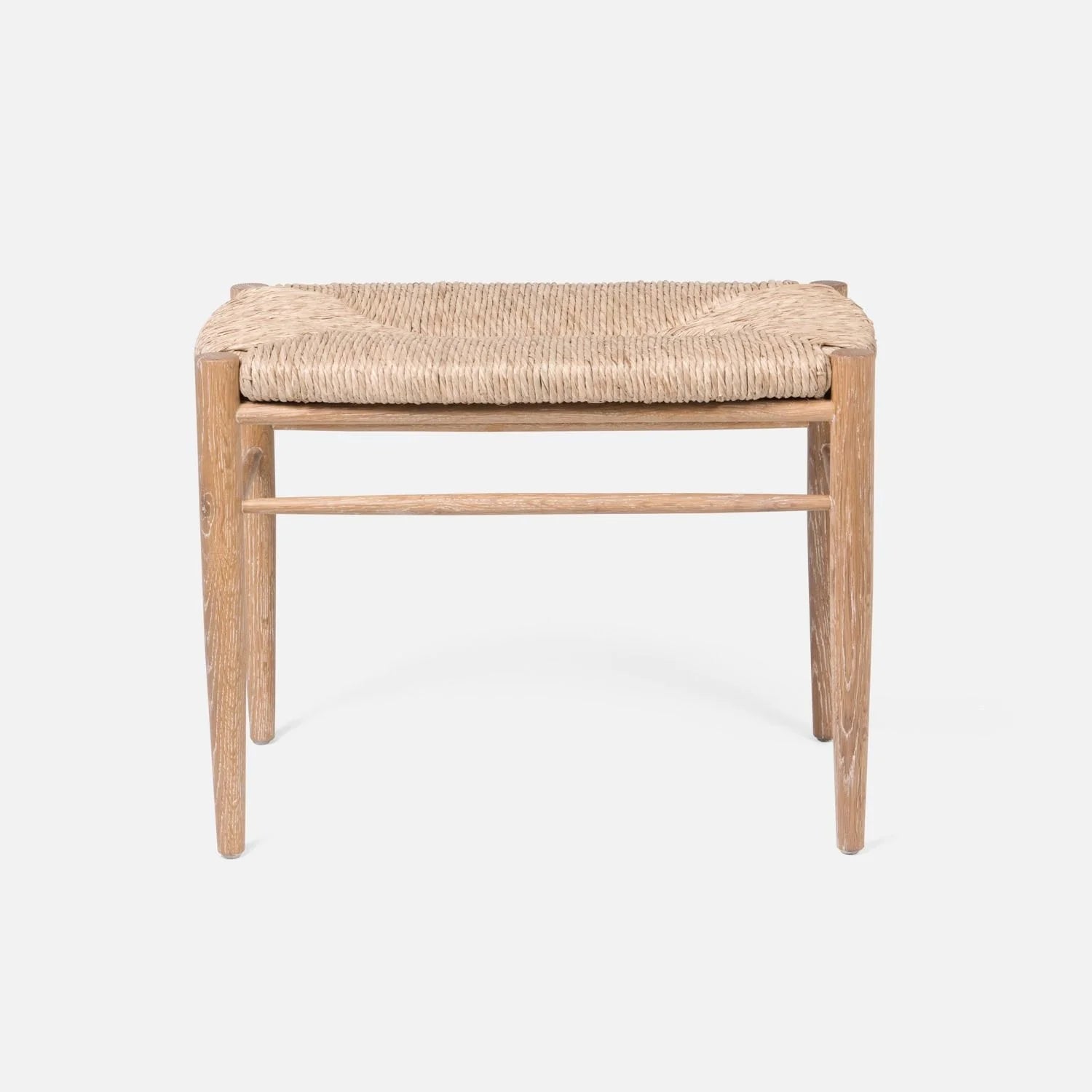 Cutler Natural Woven Oak Bench