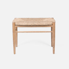 Cutler Natural Woven Oak Bench