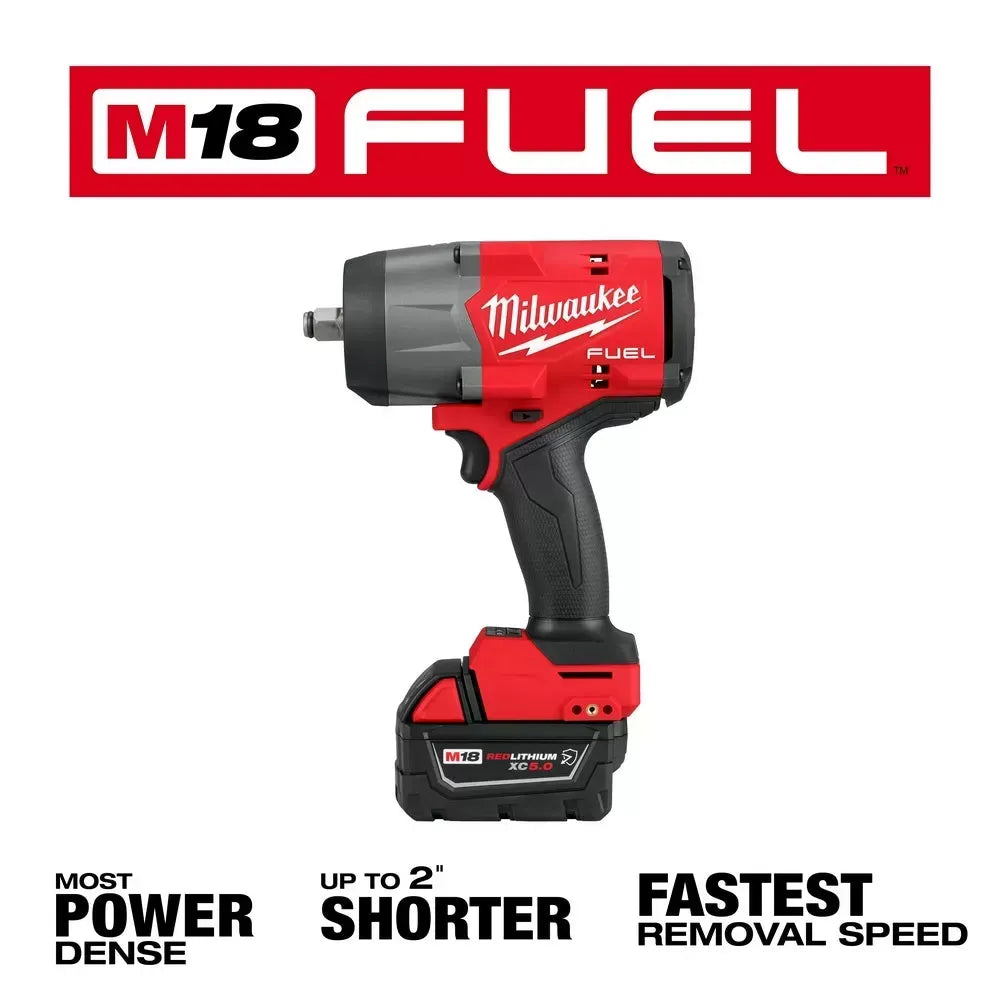 Milwaukee Pre-Sale 2967-22 M18 FUEL 18V 1/2" High Torque Impact Wrench Friction Ring Kit