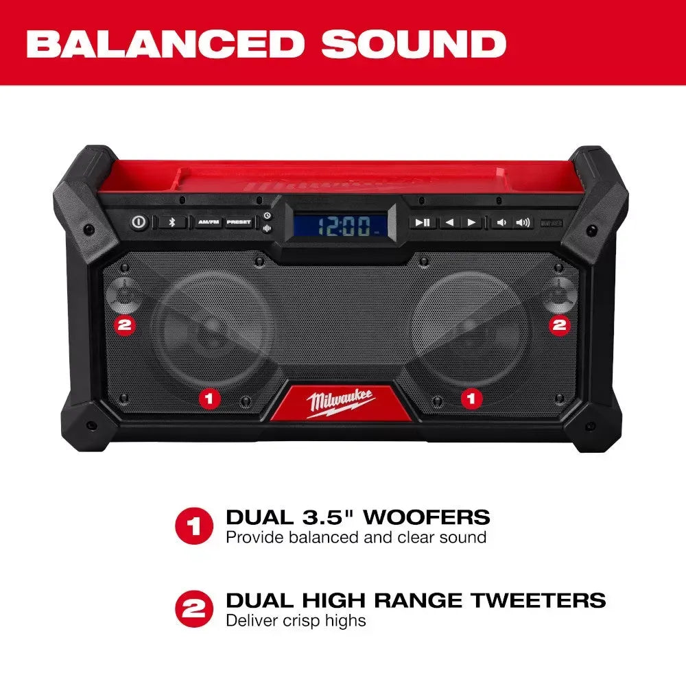 Milwaukee Pre-Sale 2952-20 M18 18V Bluetooth Jobsite Radio - Bare Tool