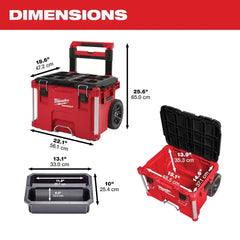 Milwaukee PACKOUT Heavy Duty Polymer Tool Box Combo Kit