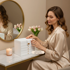 Diamond-Shaped Anti-Oxidation Premium Jewelry Box