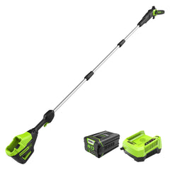 80V Cordless Pole Saw with 14-Foot Reach, 2.0Ah Battery and Charger