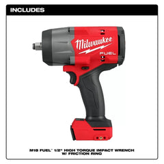 Milwaukee Pre-Sale 2967-20 M18 FUEL 18V 1/2" High Torque Impact Wrench - Bare Tool
