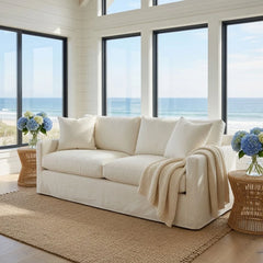 Catalonia Slipcovered Fabric Sofa
