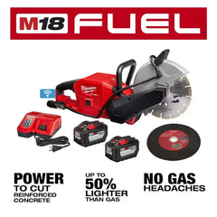 Milwaukee 2786-22HD M18 FUEL 18V 9 Inch Cut-Off Saw w/ ONE-KEY Kit
