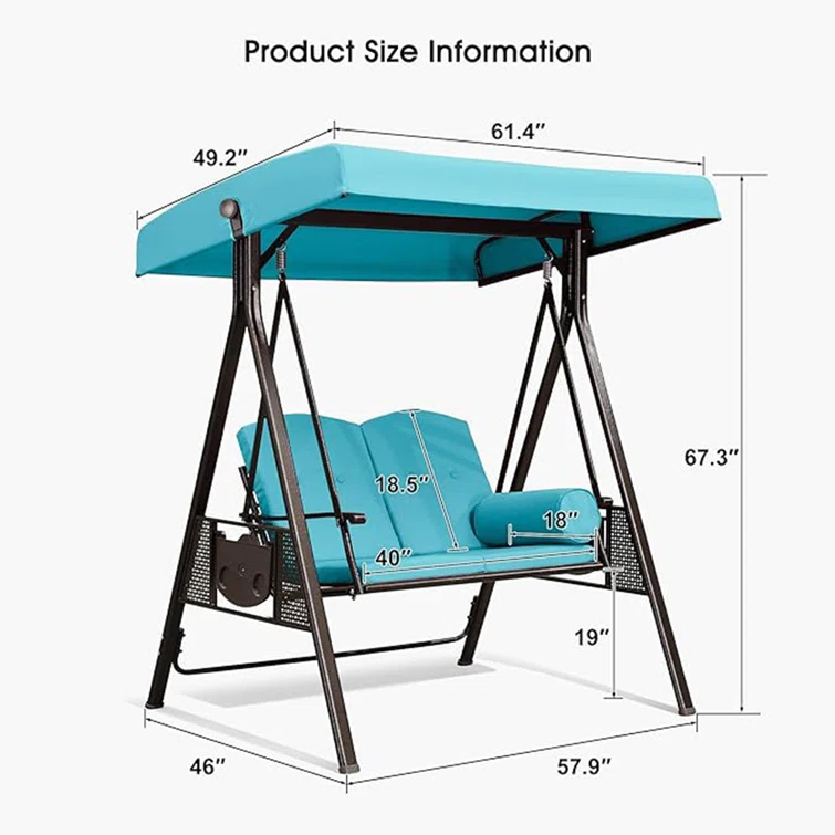 Brentley Porch Swing with Canopy