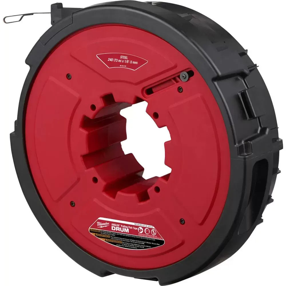 Milwaukee 48-44-5178 M18 FUEL 18V Angler 240' x 1/8" Steel Pulling Fish Tape