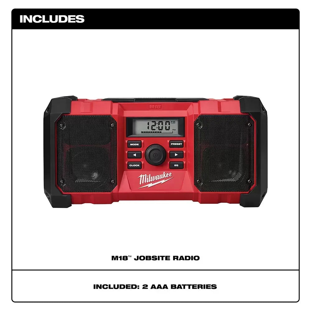 Milwaukee Pre-Sale 2890-20 M18 18V Jobsite Radio - Bare Tool