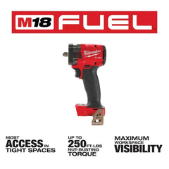 Milwaukee Pre-Sale 2854-21HO M18 FUEL 18V 3/8" Compact Impact Wrench w/ Friction Ring Kit