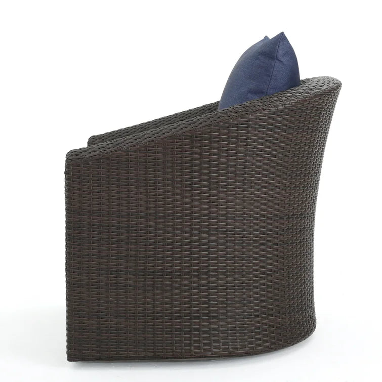 Dierdre Swivel Patio Chair with Cushions